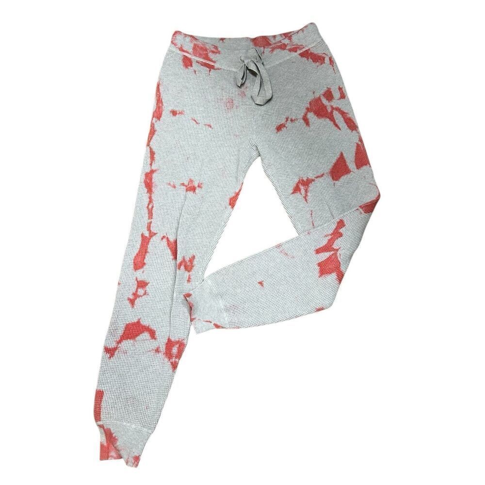 Lisa Todd 100% Cotton Tie Dyed Joggers in Dune NWT Size Small